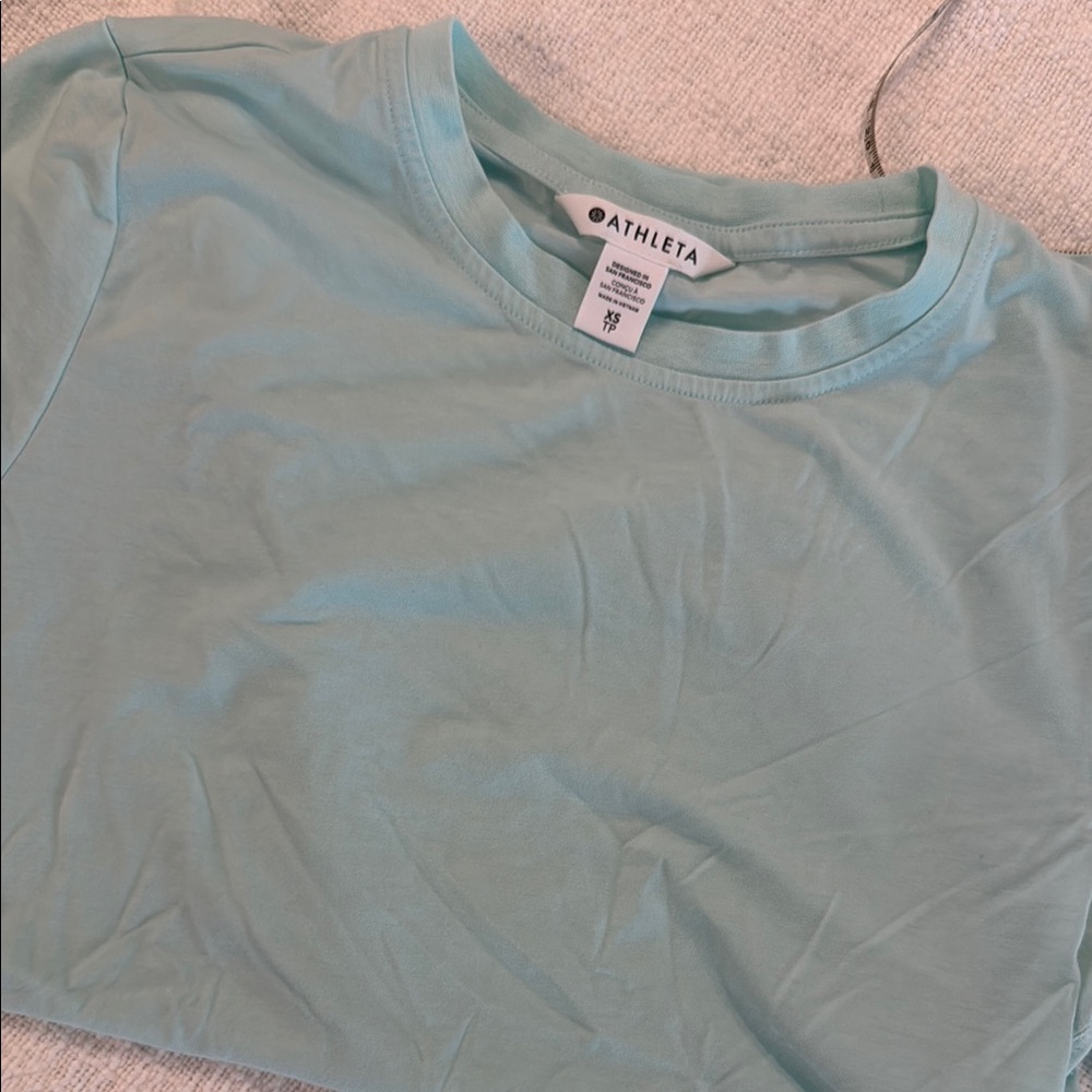 Athleta teal T-Shirt Relaxed Fit